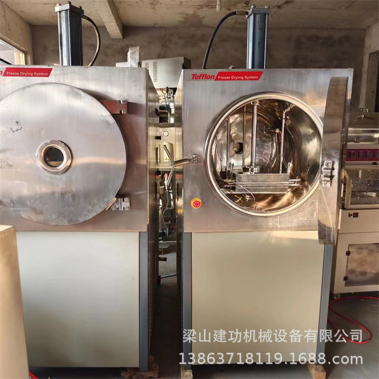 二手全自动草莓秋葵水果低温真空冻干机 商用大型真空冷冻干燥机