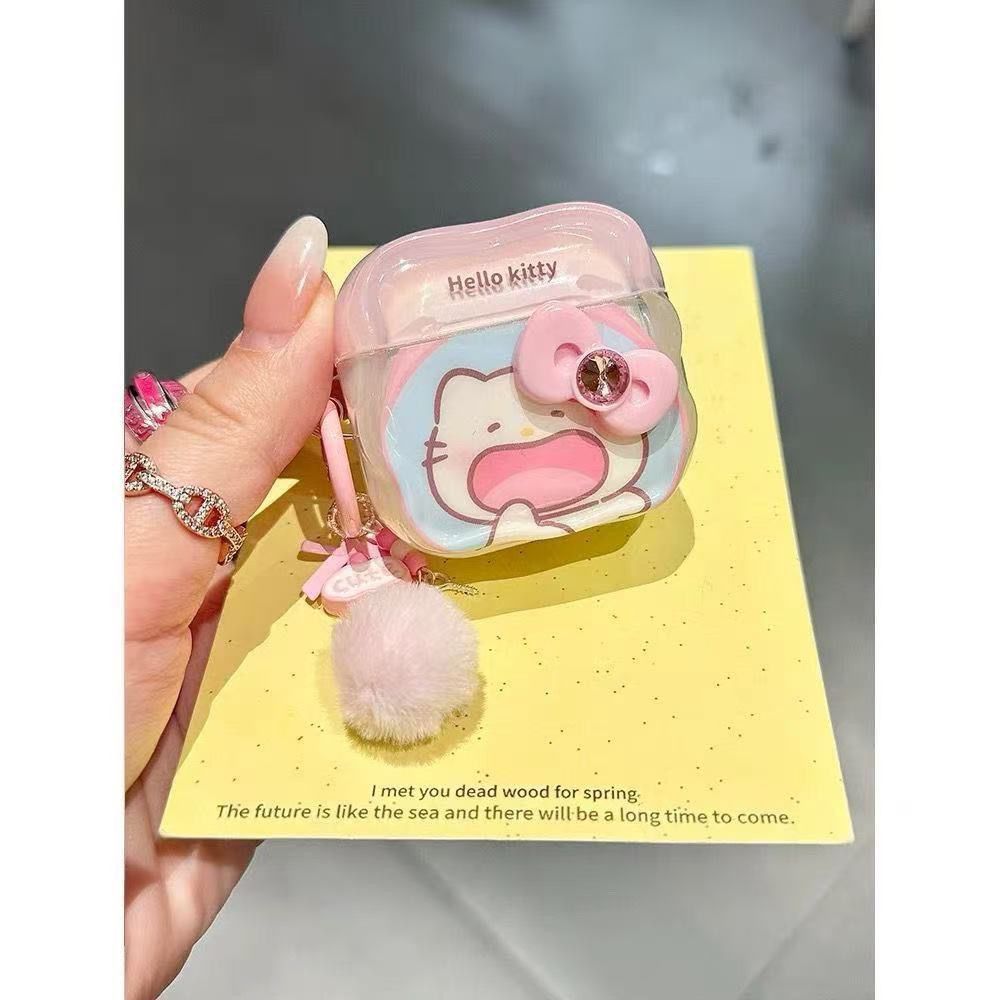 Boca abierta Kitty es adecuado para Airpodspro1 / 2 generación 3 generación 4 generación auriculares bluetooth huaqiang norte 5 generación por2