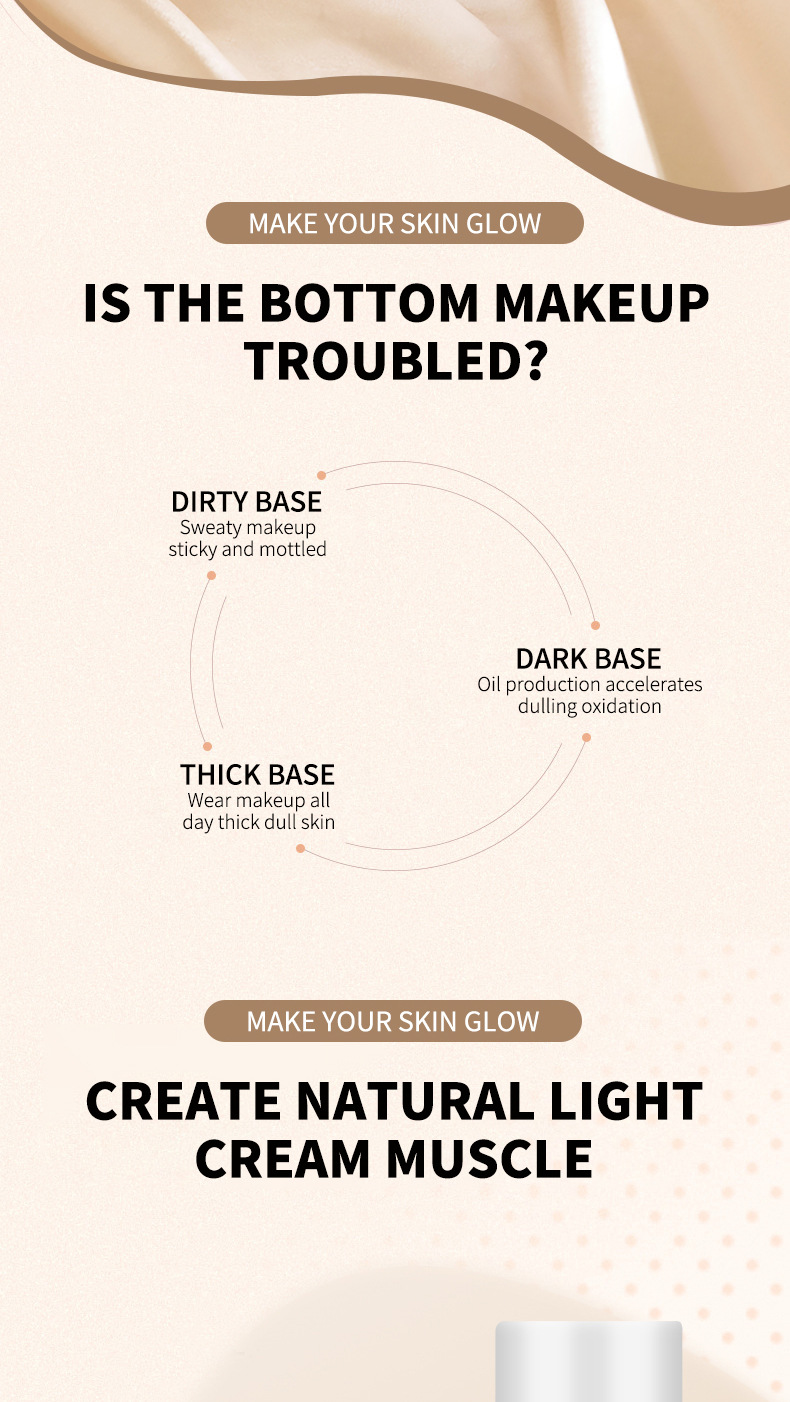 OCHEAL Warm Concealer Langanhaltend feuchtigkeitsspendende, wasserfeste, schweißresistente, Make-up-erwärmende und hautaufhellende Flüssigkeit_voghion.com