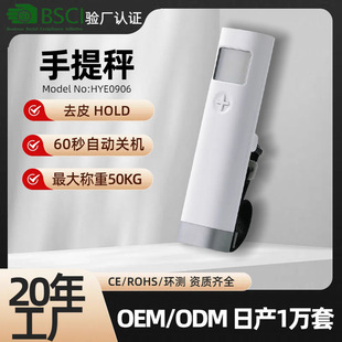 Haoyue Scale Portable Scale Luggage Scale Household Travel Precision Electronic Scale European Standard Portable Electronic Scale Customized for Foreign Trade