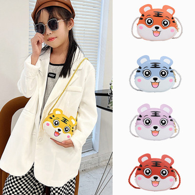 Bags for children Little Tiger lovely Cartoon baby Small change Small bag men and women Child Accessories PU Single Shoulder Satchel