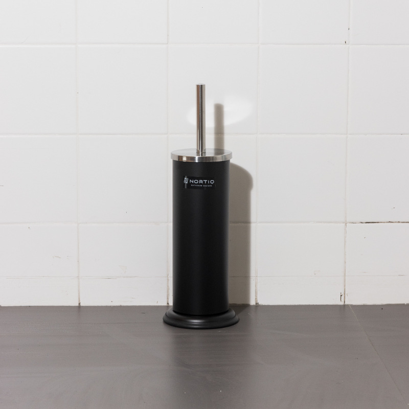 Venta caliente transfronteriza mango largo con cabezal de cepillo juego de cepillo de inodoro mango de acero inoxidable cepillo de limpieza de inodoro cepillo extraíble