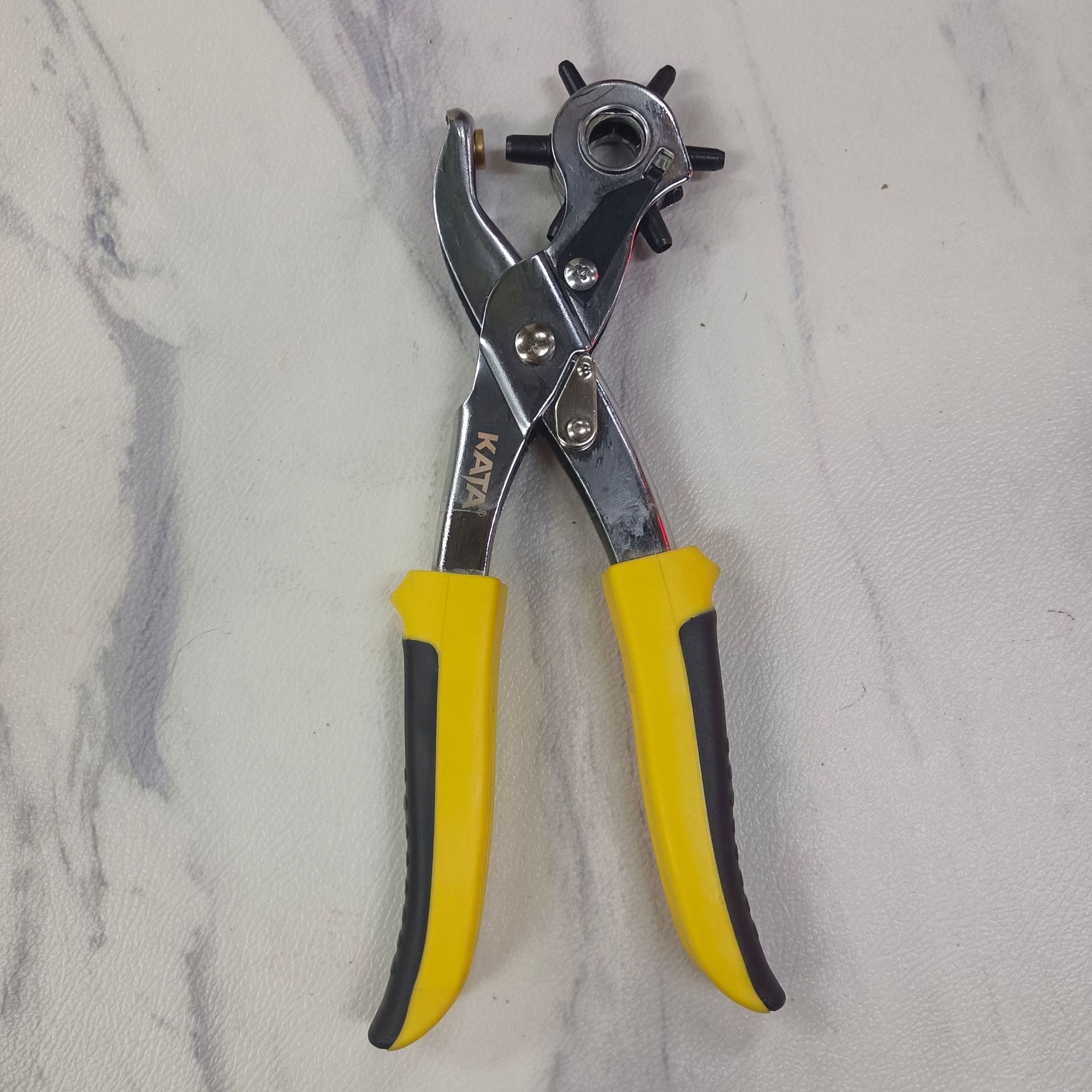 锴达工具重型打孔钳圆孔2-4.5mm 旋转打孔皮革，人造革等材质