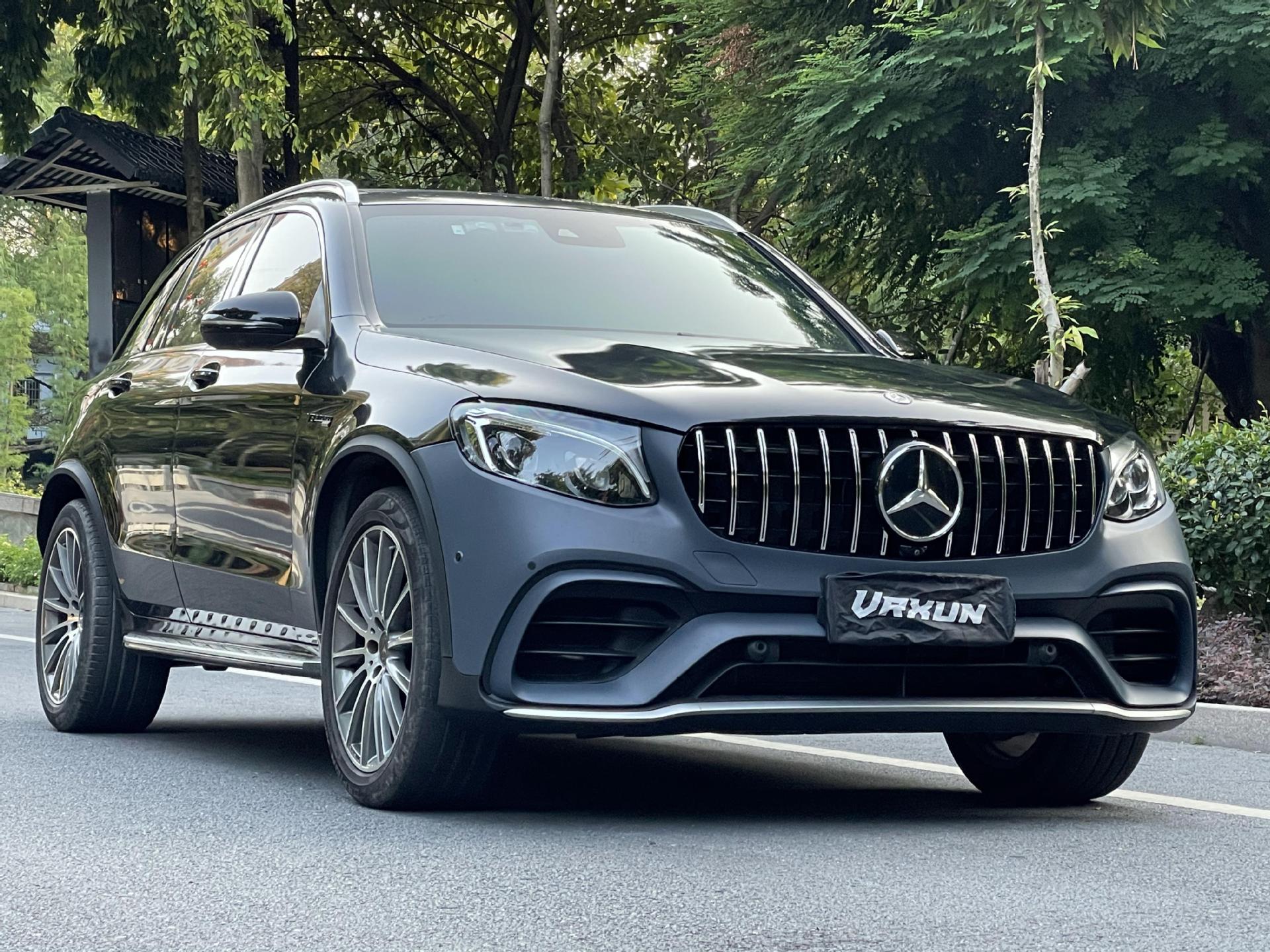 Suitable for 16-19 Mercedes-Benz Glcx253 Early Model Modified to Glc63S Amg Front and Rear Bumper Surround Rear Lip Tail Throat Grille
