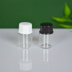 Transparent glass bottles 1ml 2ml 3ml 5ml liquid filling bottles, face cream bottles, trial size small bottles
