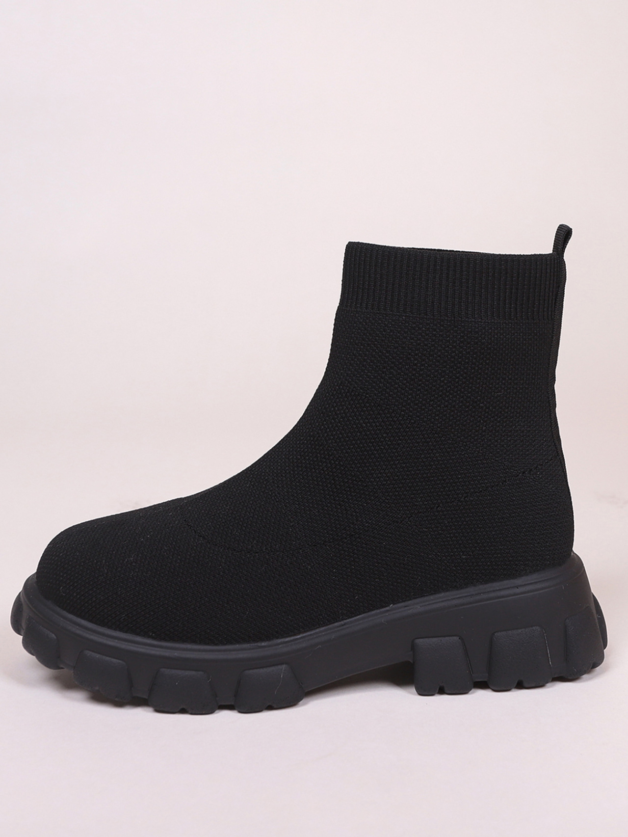 New high top casual short boots women's large size women's shoes autumn and winter_voghion.com