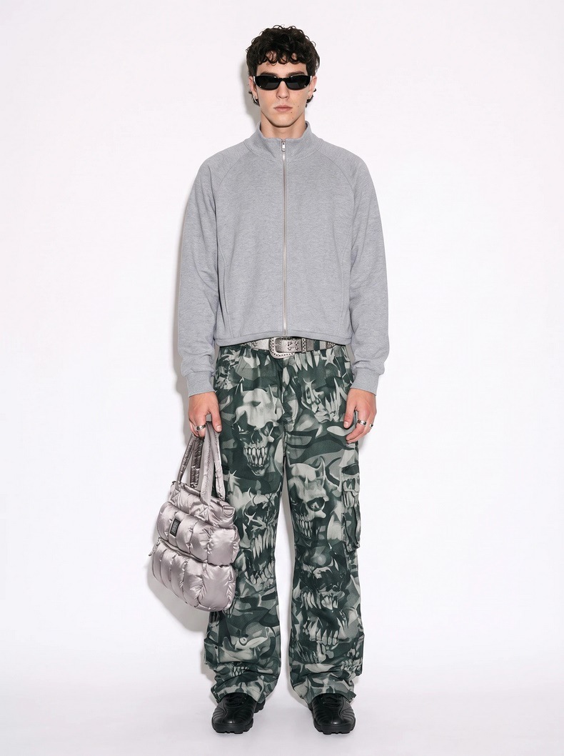 Inflation 320g Zip-Up Stand Collar Sweatshirt
