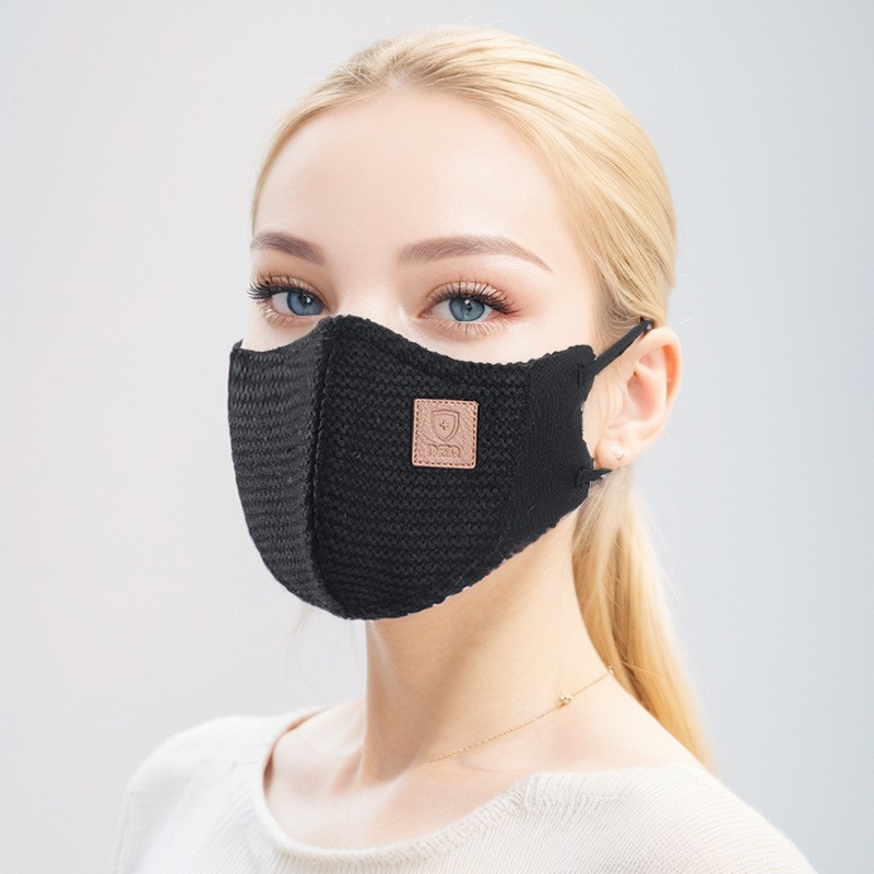 Winter Warm Mask Windproof and Cold proof Male and Female Cycling Mask Windproof and Cold proof Face Protection Fashion Wool Knitted Mask