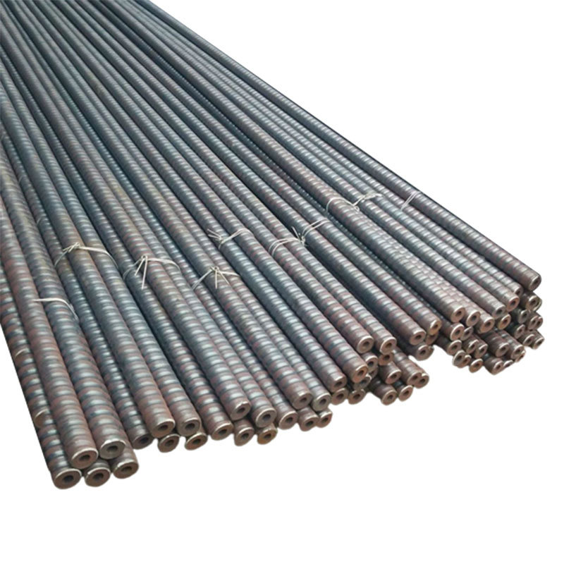 20 # Fabricante de varillas de anclaje huecas Tubo de acero roscado Varilla de anclaje de junta de tubería de mina Varilla de anclaje hueca combinada 45 # para túnel