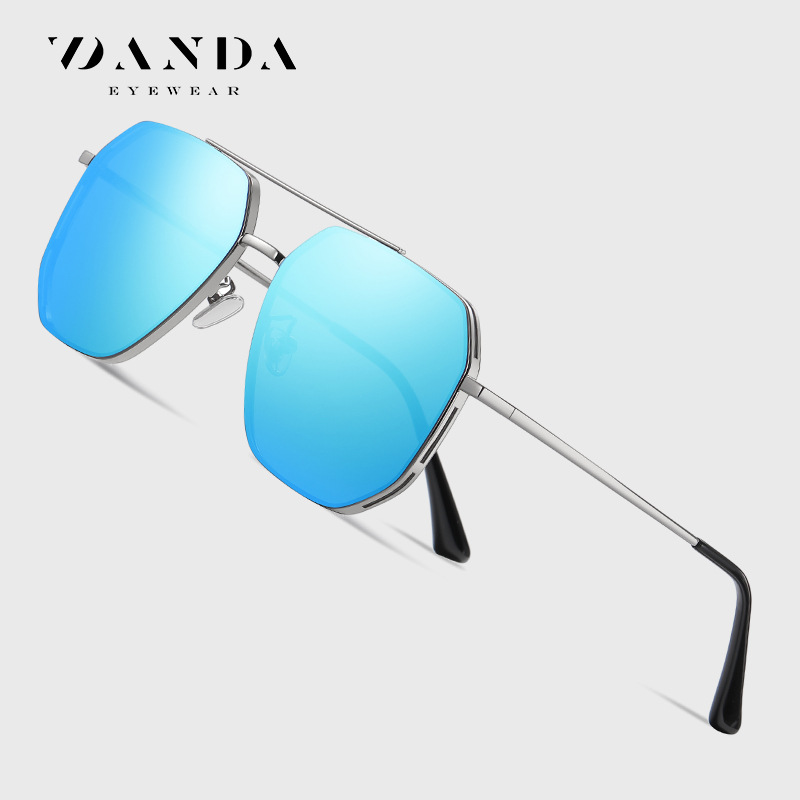 JS8518 conductor que conduce gafas de sol a prueba de rayos UV Nuevas gafas de sol polarizadas de moda de los hombres