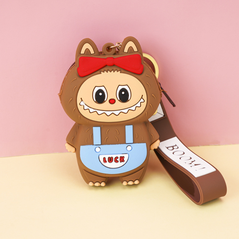 メーカーが生産するネズミ駆除パイオニアラブブキーホルダーペンダントシリコンバッグかわいい子供用小銭入れ|undefined