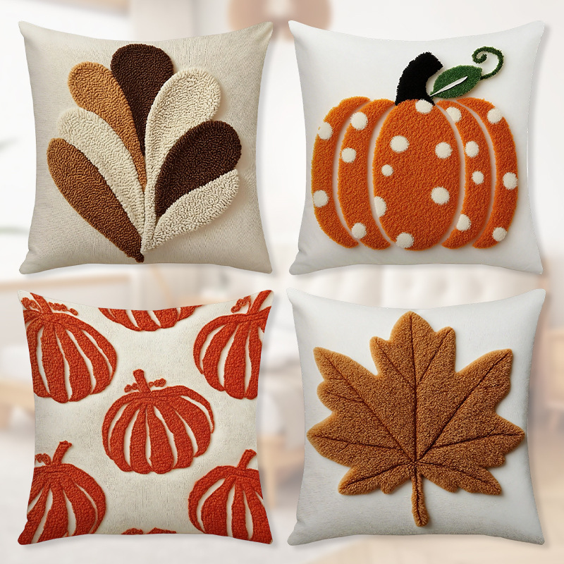 Thanksgiving Party Decoration Sofa Bedside Pillow Printed Festive Atmosphere Decoration Living Room Home Pillow Cushion Cover