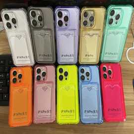 插卡包TPU手机壳适用HUAWEI华为Y5 2018/Y9A/6P/7S/4G3防摔保护套