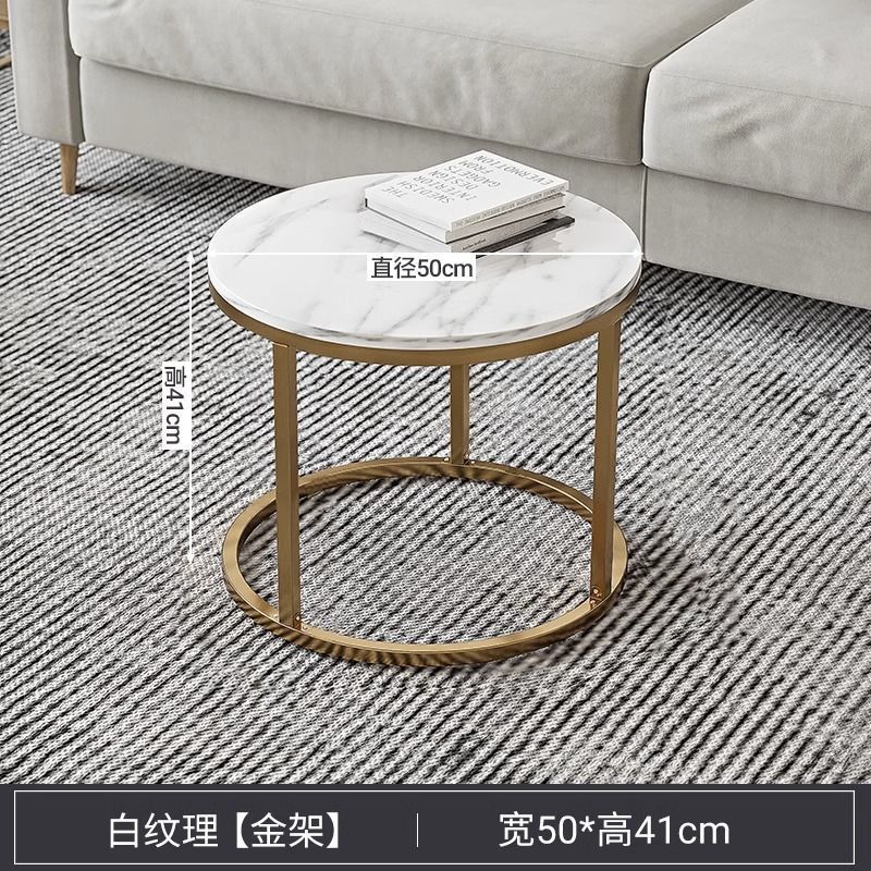 50CM 화이트 질감(골드 프레임)