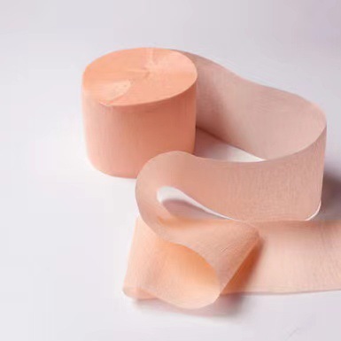 4.5cm*10m彩色皱纹纸卷拉花彩带婚庆婚礼生日圣诞派对背景墙布置|undefined