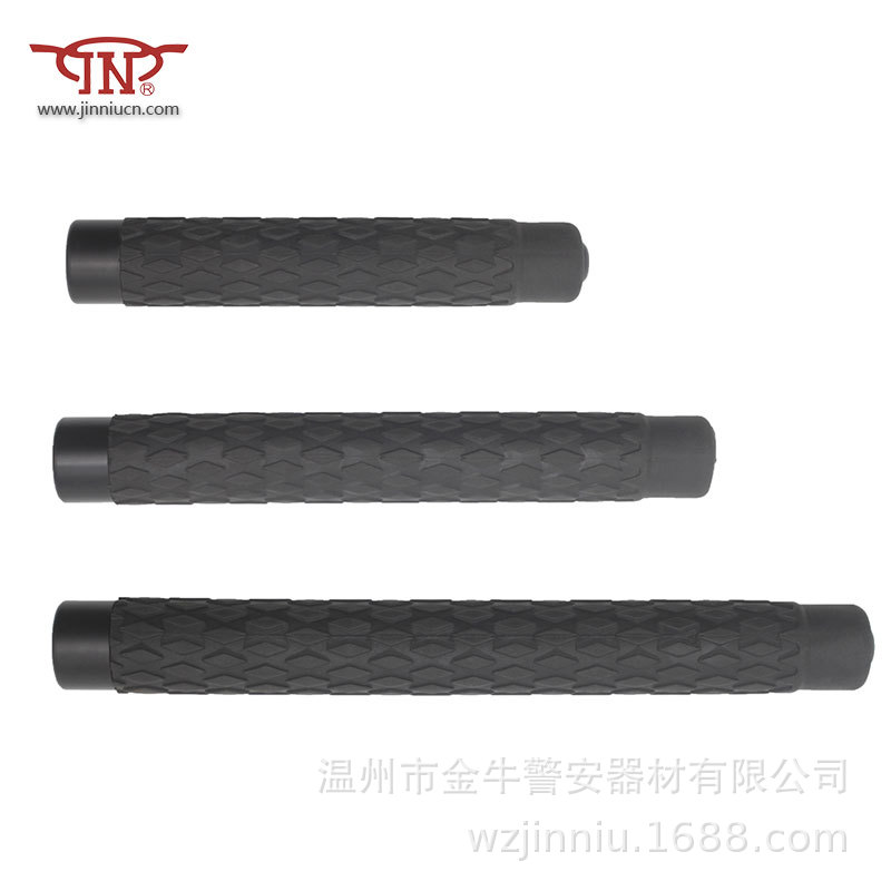Anti-riot Stick Telescopic Stick Swing Stick Vehicle-mounted Self-defense Three-section Tactical Stick Security Equipment Factory Direct Sales Can Be Printed with LOGO