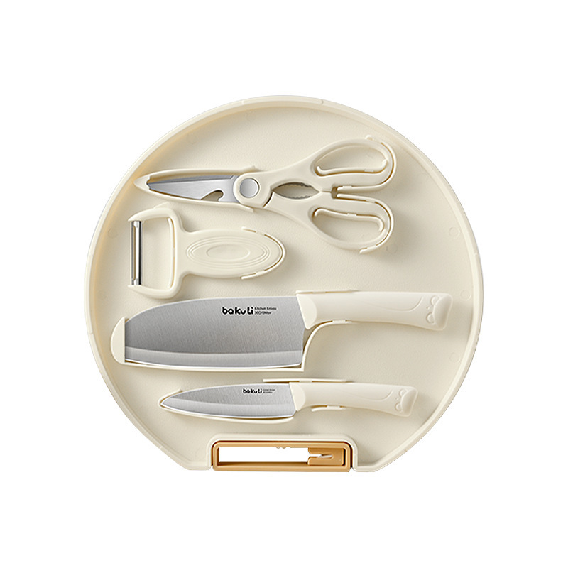 Cuchillo de cocina, cuchillo de cocina doméstico de tres piezas, conjunto completo de cuchillo de frutas de cocina de dos piezas, conjunto de cuchillos, cuchillo Yangjiang