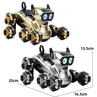 Intelligent Remote Control Robot Dog Kidsren's Remote Control Toy with USB 3.7V Built-In Battery Mechanical Pet Dog Little Boy