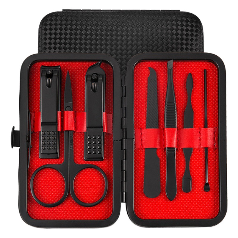 Stainless steel nail clippers wholesale pedicure Clippers nail clippers suit 7-piece set nail tools full set