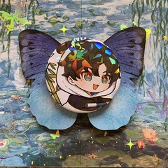 光與夜之戀 周邊徽章 熊貓系列齊司禮蕭逸查理蘇陸沉夏鳴星吧唧