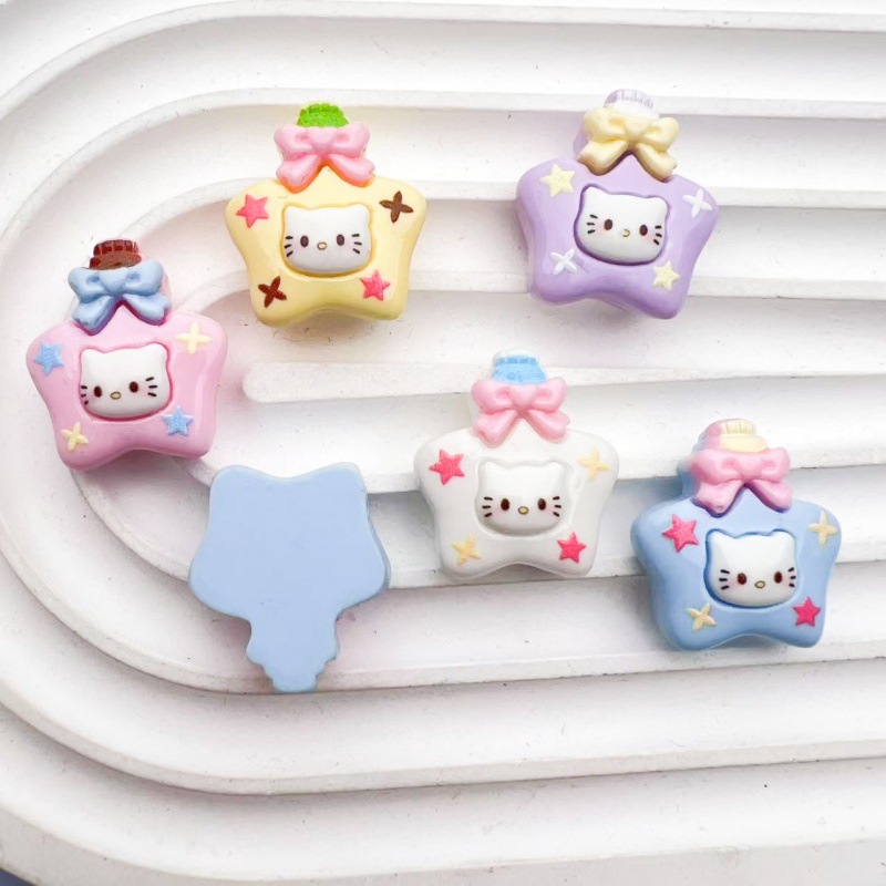 Cartoon food play, handle handmade, hairgrip, footwear buckle, cream hair rope, accessory, DIY 4