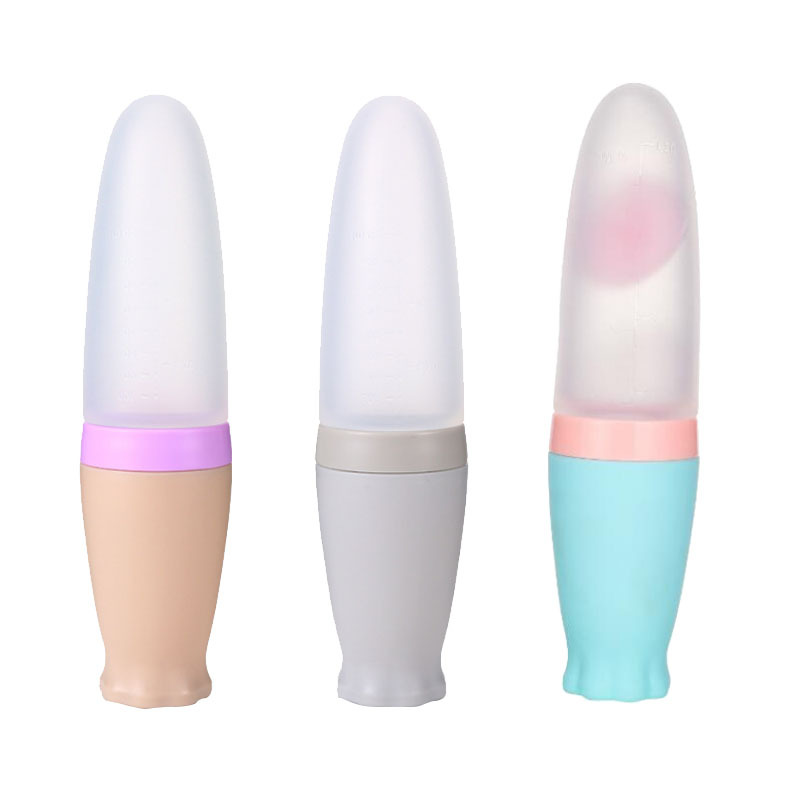 Baby silicone soft rice paste feeder