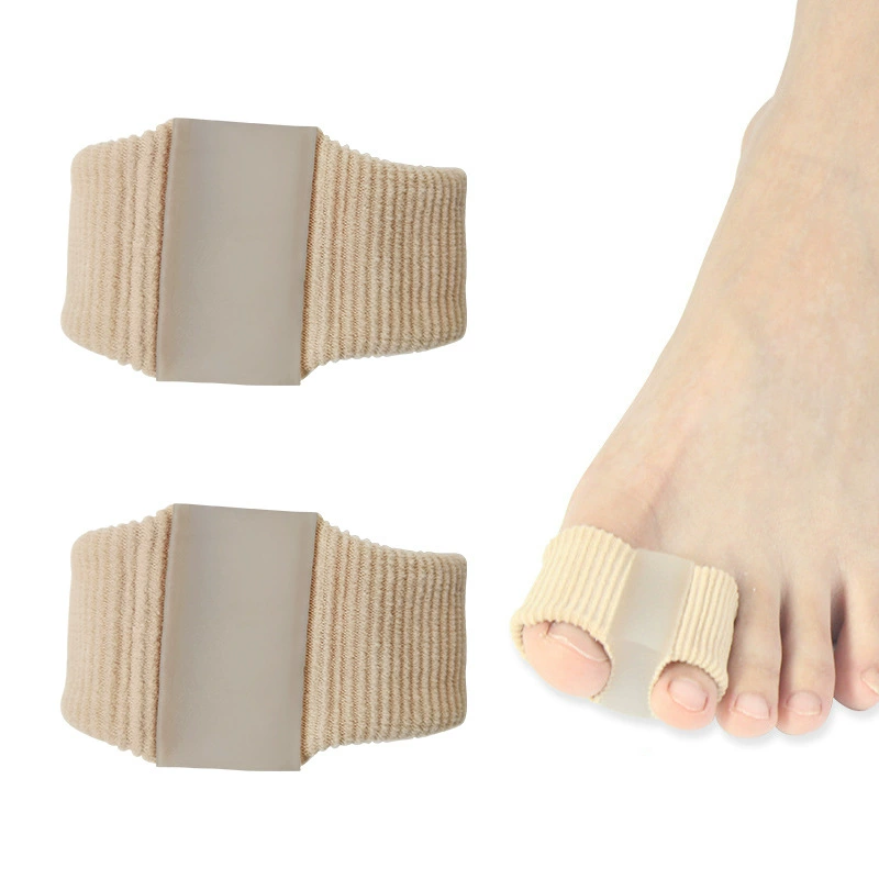 Корректор для большого пальца стопы при вальгусной деформации, силиконовый, двойной, самоклеящийся, для коррекции большого пальца