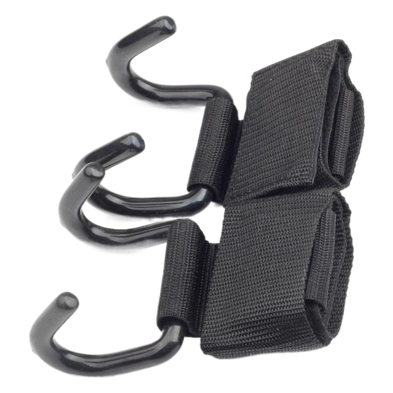 Fitness profesional levantamiento de pesas de acero gancho de refuerzo agarre correa de muñeca pull-up entrenamiento de fuerza guantes auxiliares gancho