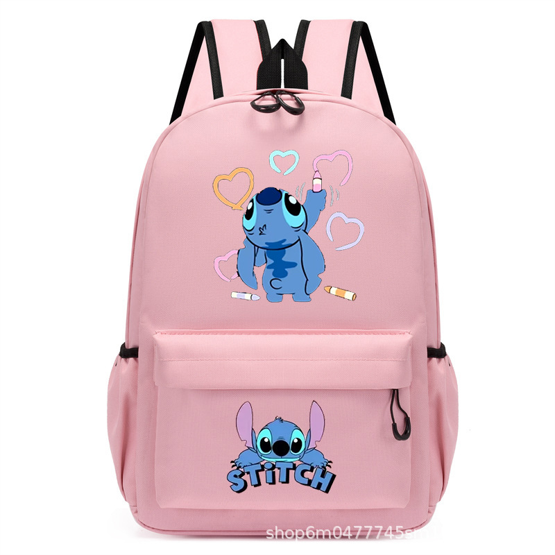 AliExpress Hot Sale Star Baby Cartoon Kindergarten Mochila rosa para niños y niñas Mochila para niños