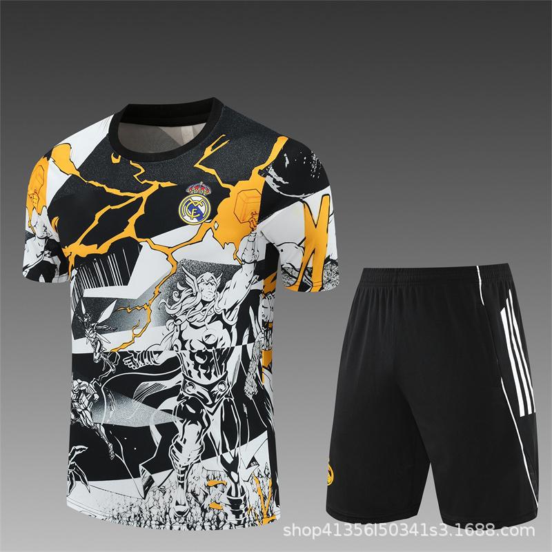 2627 temporada Barcelona Real Madrid Argentina Brasil España fútbol de manga corta trajes de entrenamiento para adultos equipo nacional