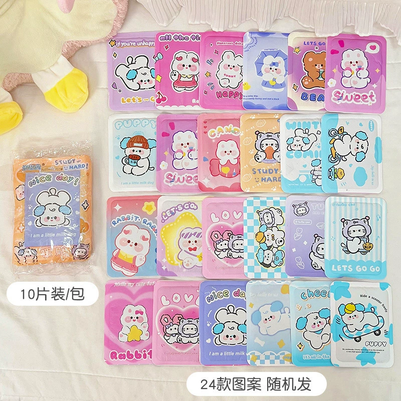 Cute children's cartoon warm stickers, winter keep warm sticker