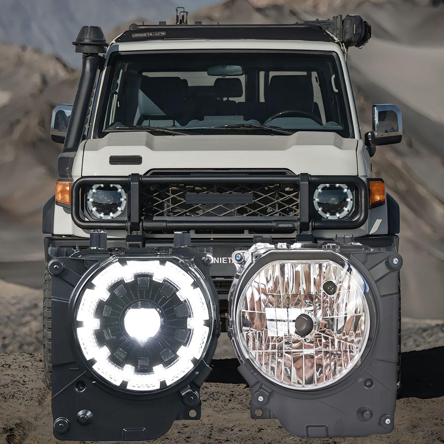 Toyota Land Cruiser 76/79 üçün ön fara bloku