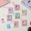 Brand cartoon small photoalbum, storage system, keychain, card book, Korean style, 2inch