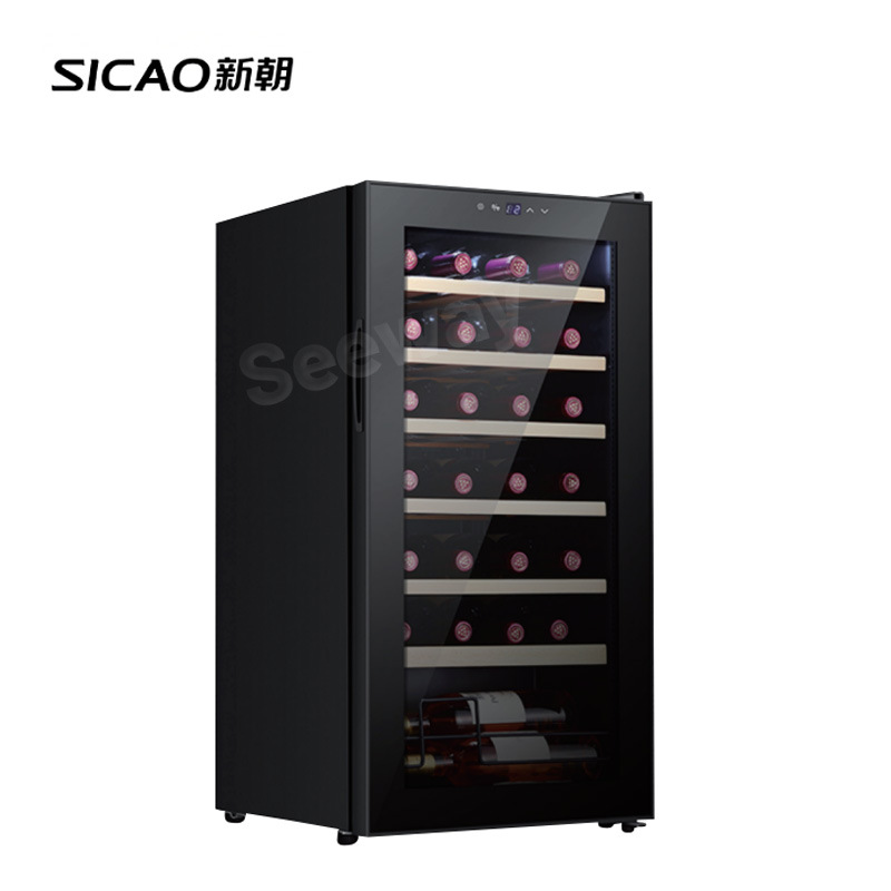 Sicao/新朝红酒柜小型压缩机恒温酒柜家用冰吧JC-80A JC-470A