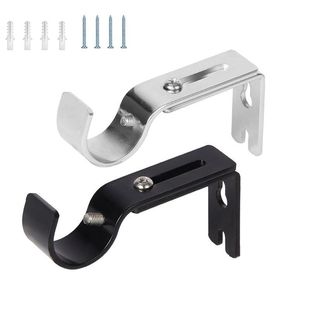 Thickened Curtain Rod Bracket Curtain Accessories Adjustable Thickeneded Iron Bracket Roman Rod Bracket Curtain Rod Fixed Seat