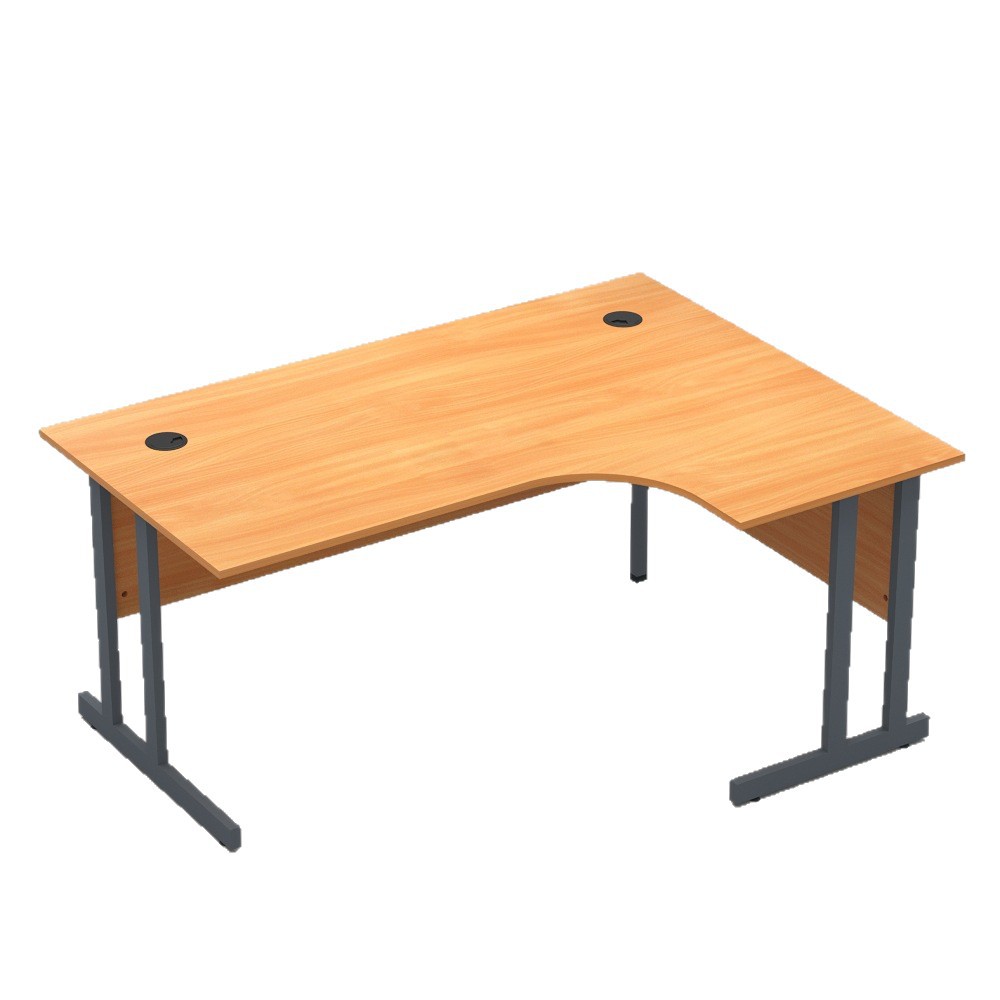 Mesa moderna en forma de L combinación de 2 / 4 / 6 personas asiento de tarjeta simple mesa de trabajo de personal mesa de finanzas fabricante de mesa