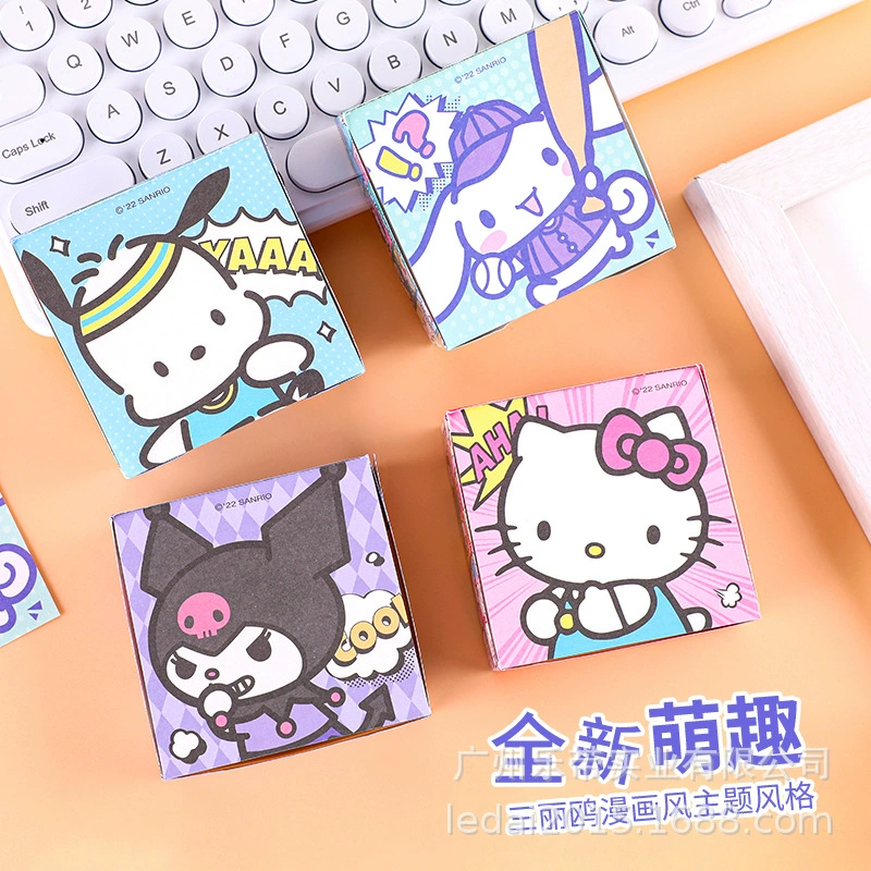 Sanrio, мультяшные блокноты, высококачественные стикеры