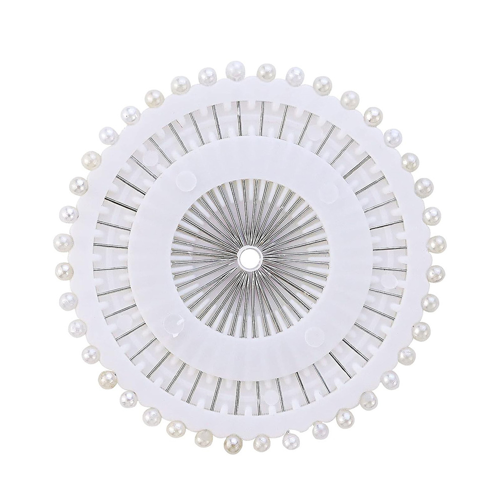 100 piezas de joyería fija aguja nacarado decorativo color en caja aguja de cuentas en forma especial pin hecho a mano DIY posicionamiento de corte