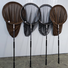 1.2米碳素抄网杆超硬捞鱼网大物抄网