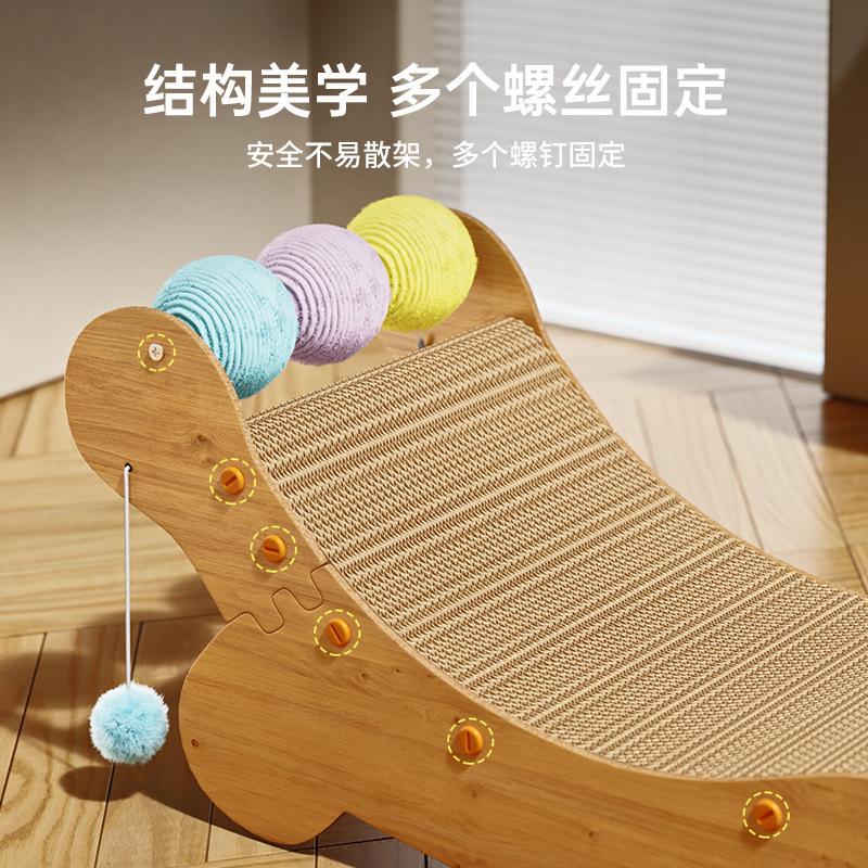 Tablero de agarre para gatos Juguete vertical resistente al desgaste, resistente al agarre, sin astillas, sofá para gatos, sillón reclinable anti-captura para gatos, juguetes para gatos, suministros para gatos