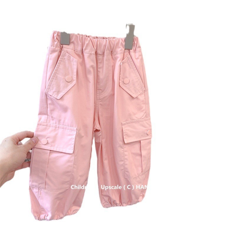 소녀의 가을 바지 새로운 패션 어린이 가을 커버 바지  소녀의 유행 어린이 캐주얼 바지 봄과 가을