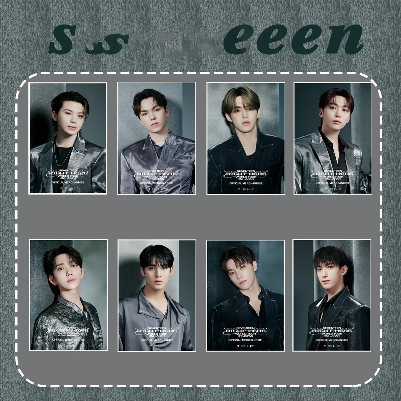 ST RIGHT HERE日巡周边预告照不干胶海报 墙贴画 金珉奎