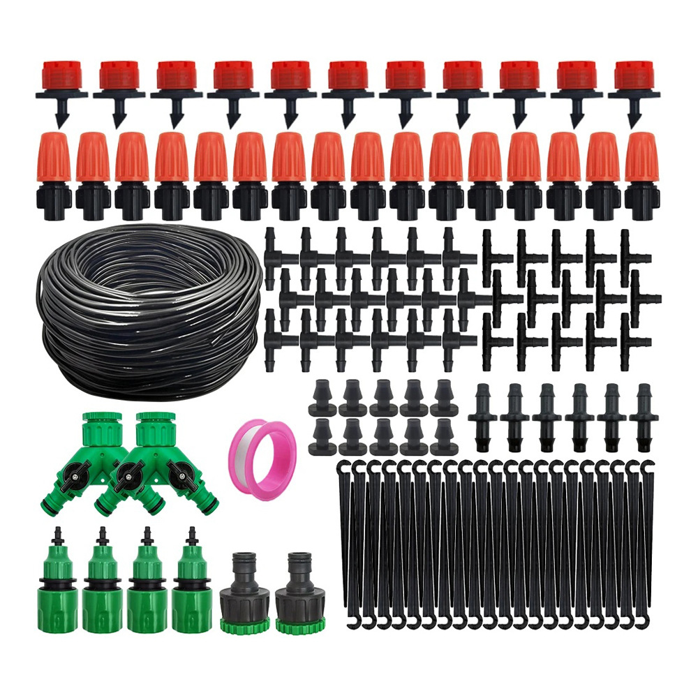 Sistema de riego por goteo al por mayor transfronterizo auto-riego ajustable goteo kit de riego por goteo set de riego de flores para jardín familiar