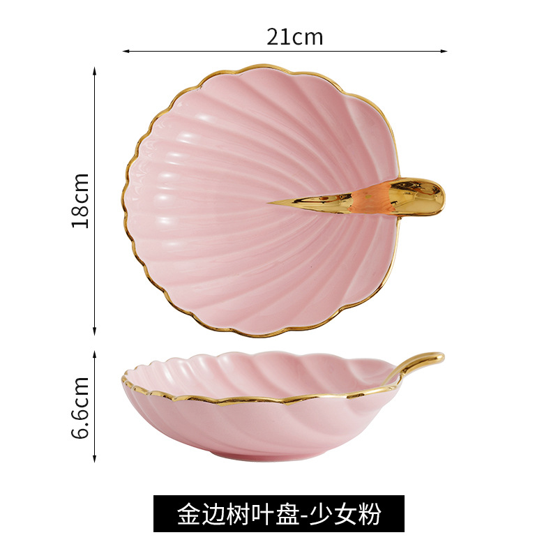 Nordic ins plato de fruta de cerámica sala de estar hogar simple moderno tazón de postre de alto aspecto postre caramelo plato de aperitivos
