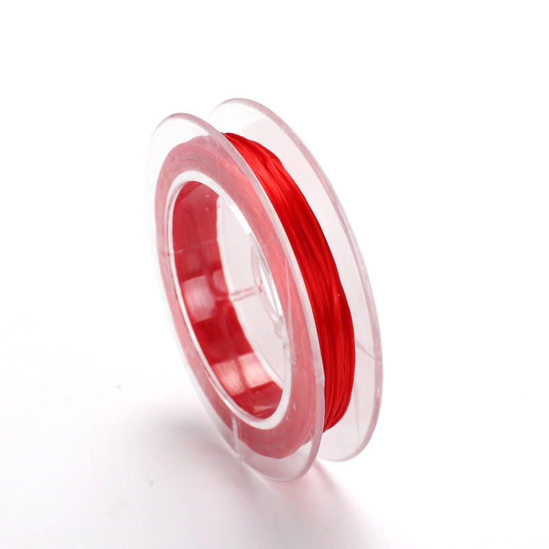 Cordón de pulsera de alta calidad de alambre plano elástico, cordón de cuentas resistente al desgaste, cordón de juego de alta elasticidad, cordón especial para pulsera