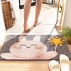 Bathroom anti -sliding pad water absorption floor cushion toilet door Stepshop anti -sliding cushion home carpet toilet foot pad