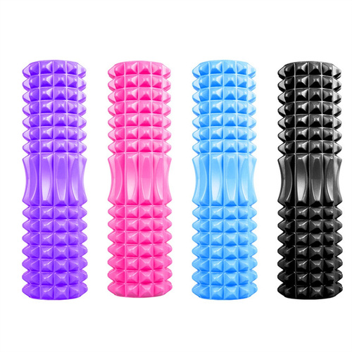 EVA hollow yoga column crescent style yoga column foam shaft muscle relaxation Pilates yoga column manufacturer direct sale