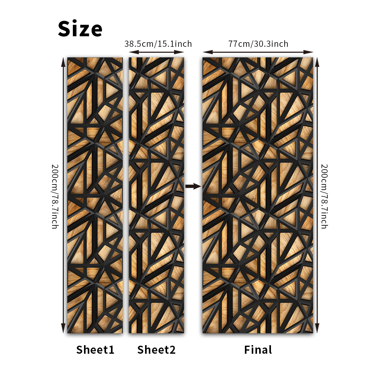 Pegatinas para puertas 3D respetuosas con el medio ambiente, autoadhesivos, fabricantes de origen al por mayor, patrones populares transfronterizos de alta definición, adhesivos para puertas impermeables, a prueba de aceite y antiincrustantes