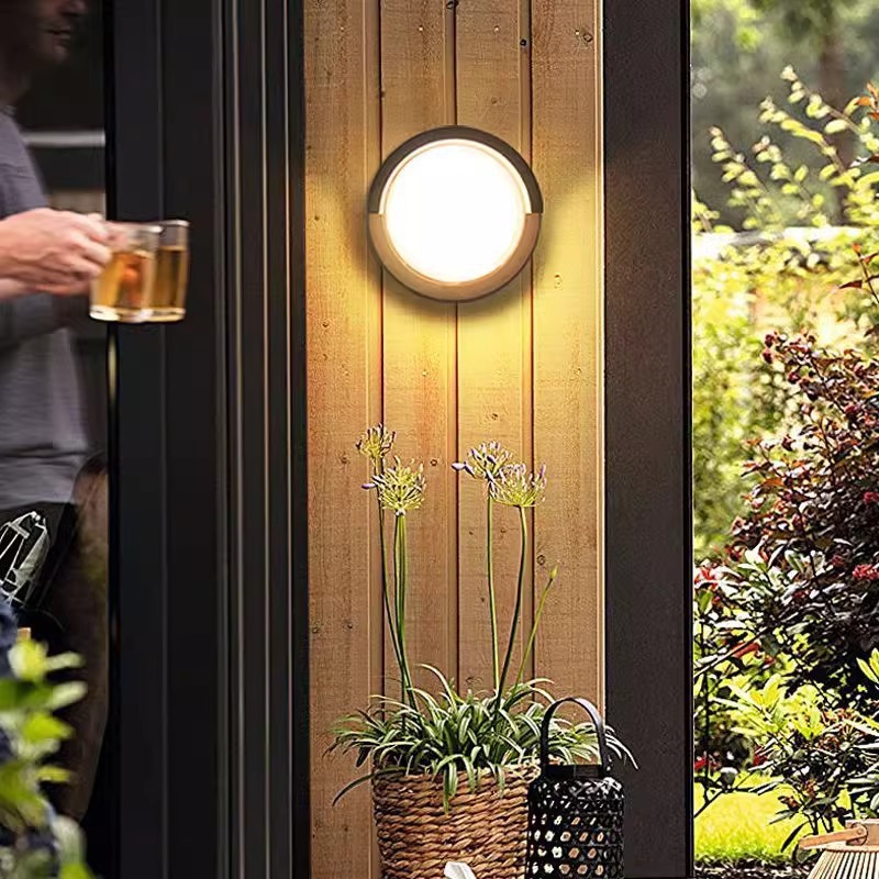 LED 屋外壁ランプ防水ホテルガーデンウォールランプ中庭ヴィラシンプルな風景ランプモダンなバルコニー壁ランプ|undefined