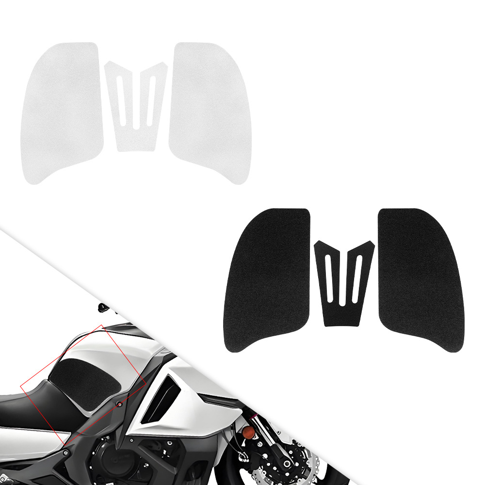 Adecuado para primavera Guobin 650TRG modificación de motocicleta tanque de combustible pegatinas esmeriladas pegatinas antideslizantes pegatinas de hueso de pescado impermeables